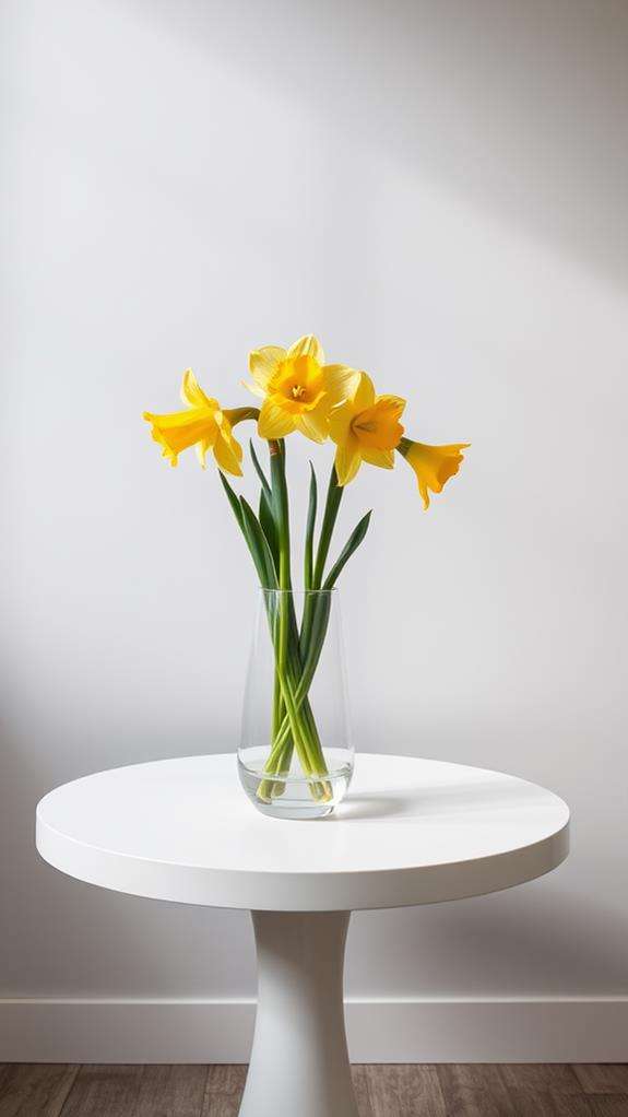 spring yellow daffodils blooms