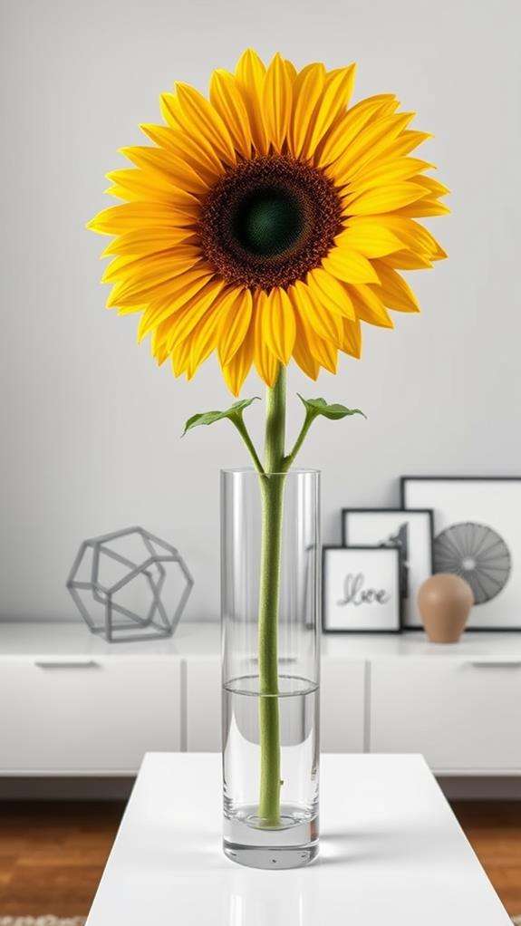 sunflowers in full bloom