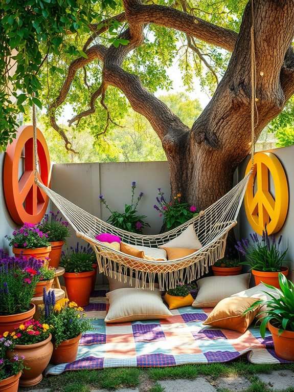 bohemian relaxation corner design