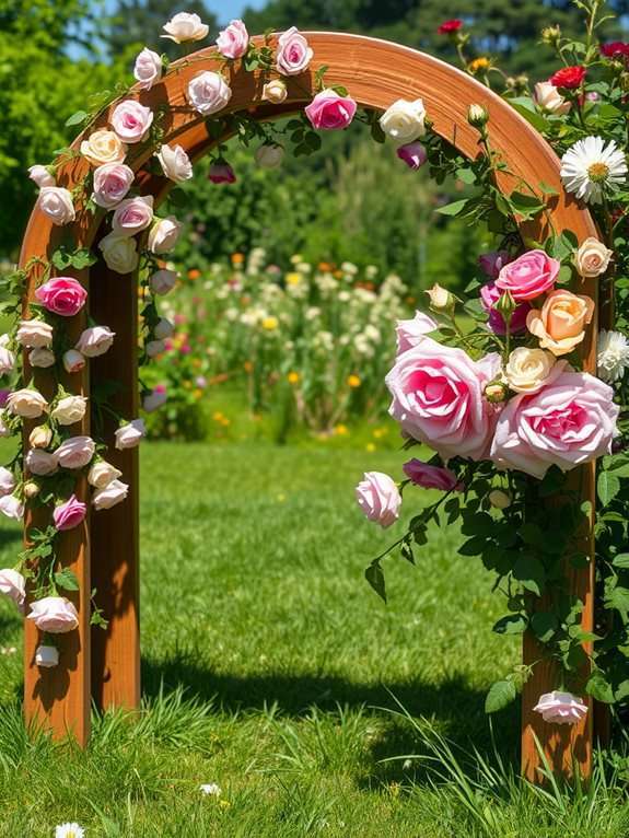 build a wooden arch