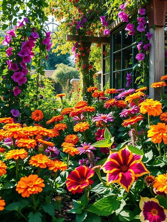 colorful psychedelic plant selection