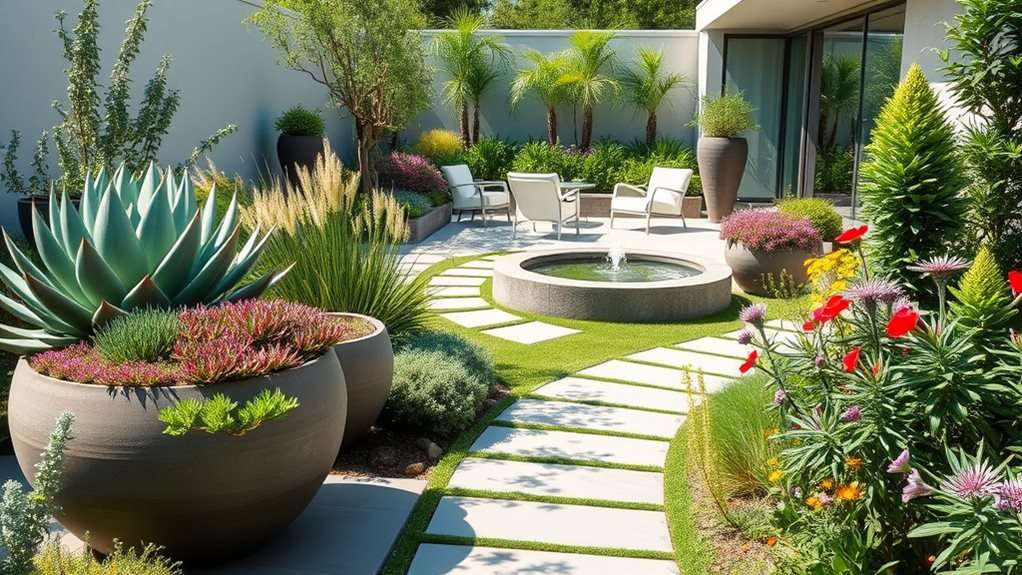 contemporary garden design ideas