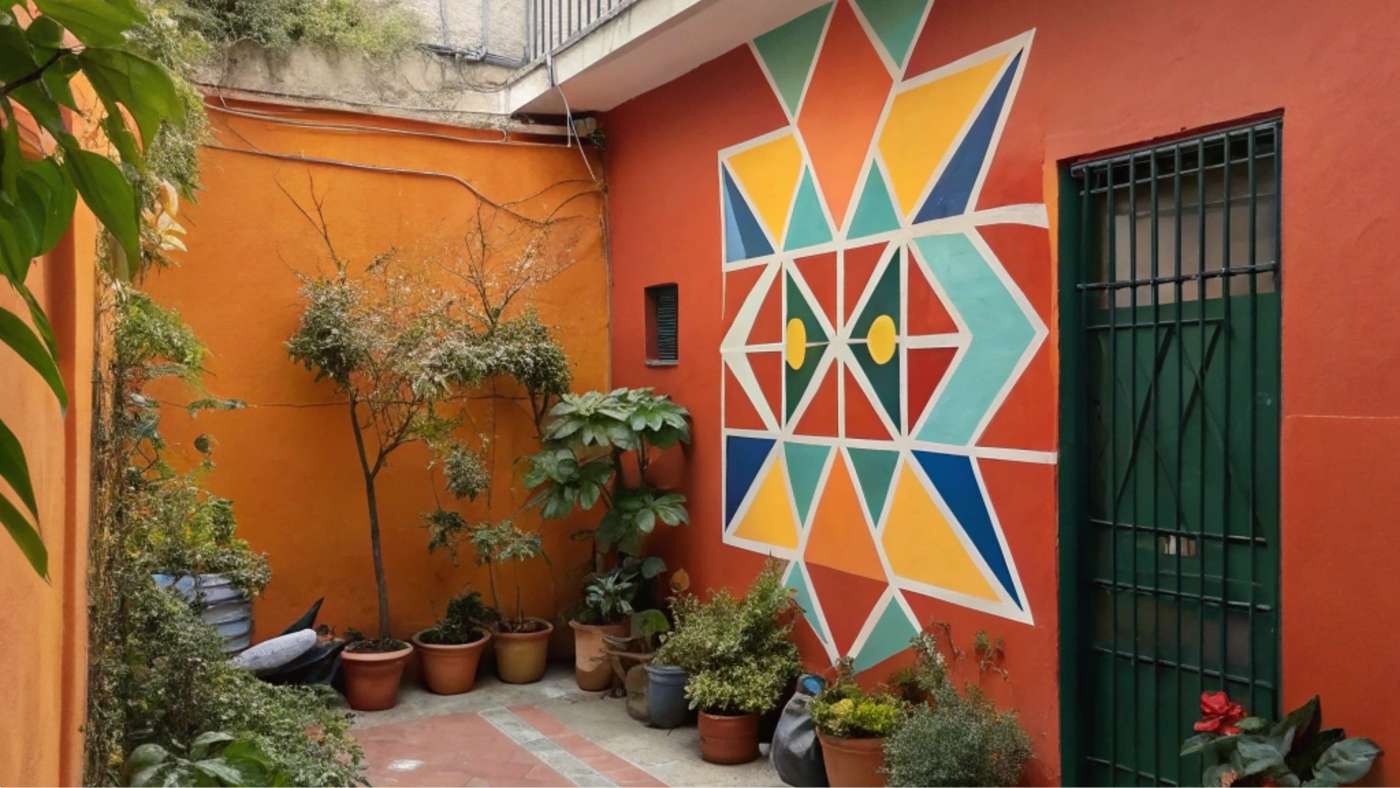 decoration petite cour