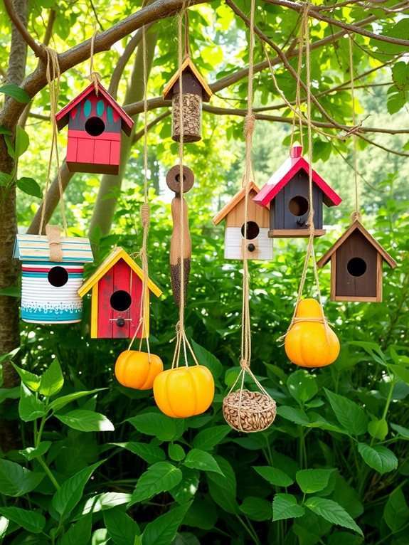 diy bird feeders project