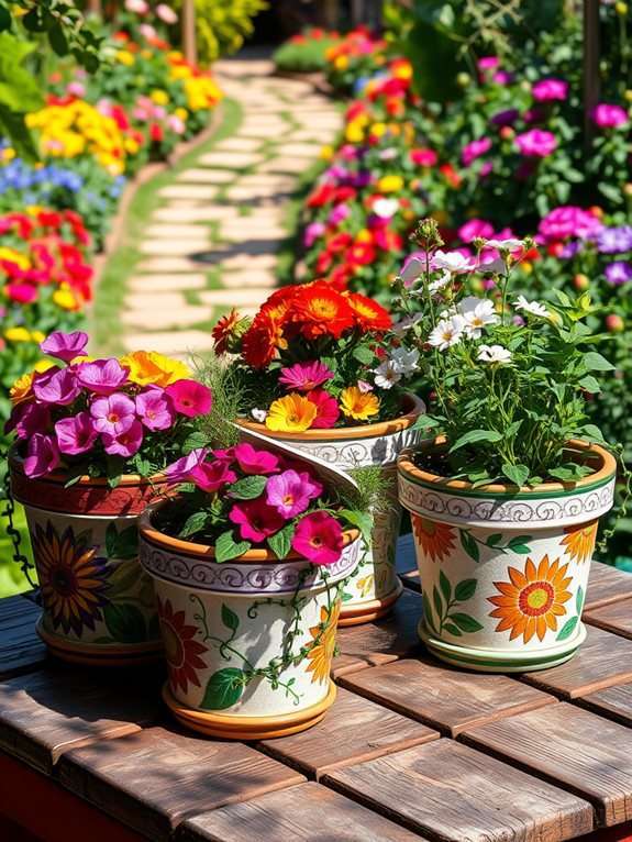 unique flower pots designs