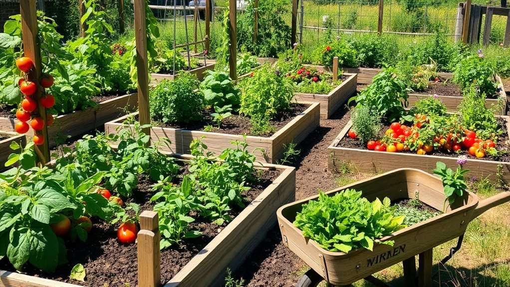 create vegetable garden plots