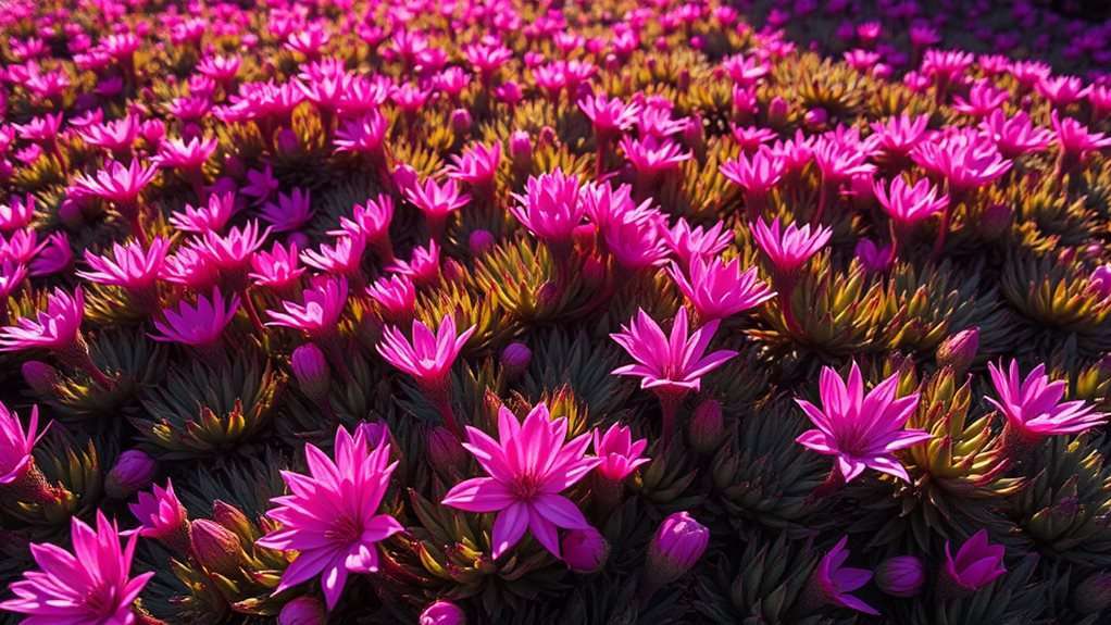 frozen crystalline vegetation