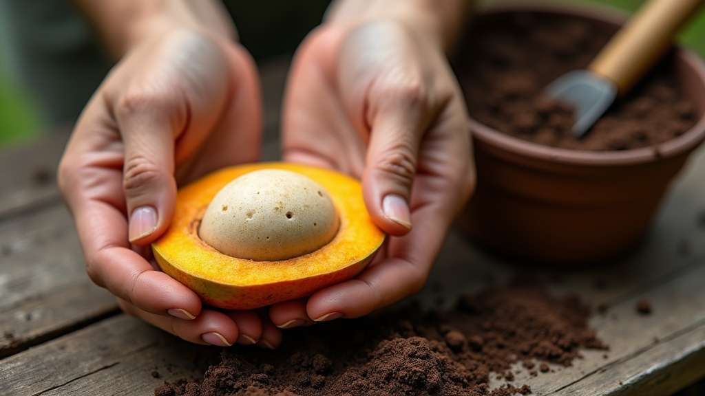 processus de préparation des graines de mangue