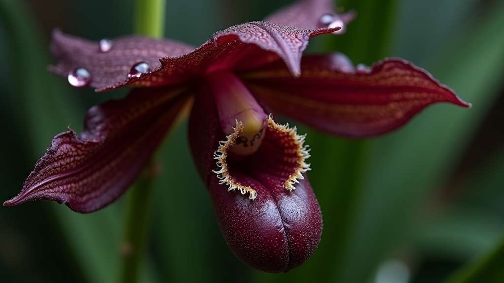 fleur mystérieuse avec allure