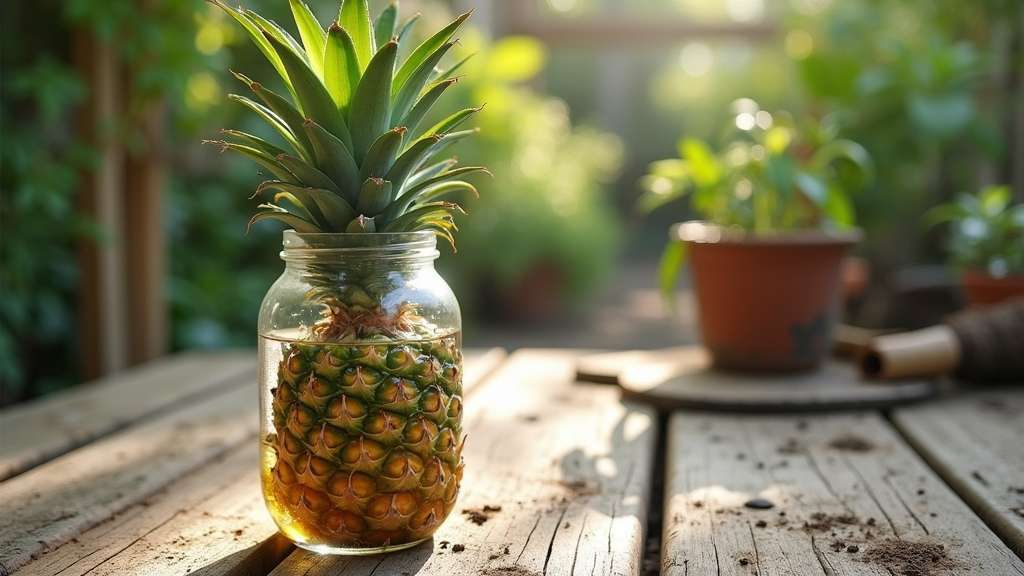 méthode de propagation de la tête d'ananas