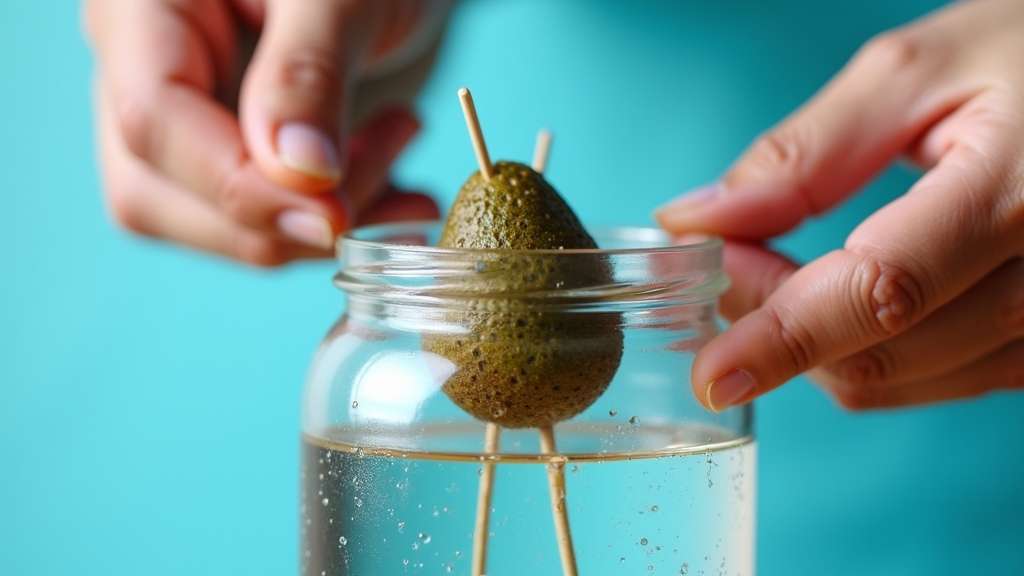 planting an avocado seed