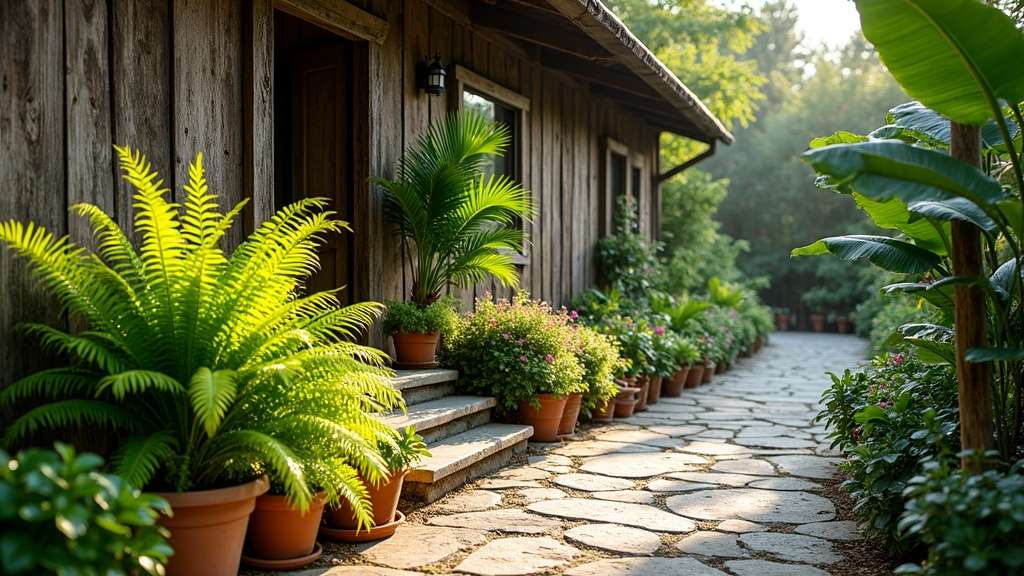 ten plants by entrance