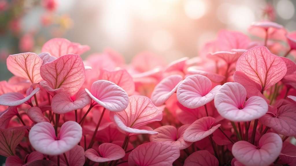 beautiful indoor pink plants