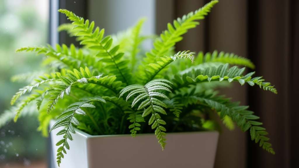 variété de fougère de Boston identifiée