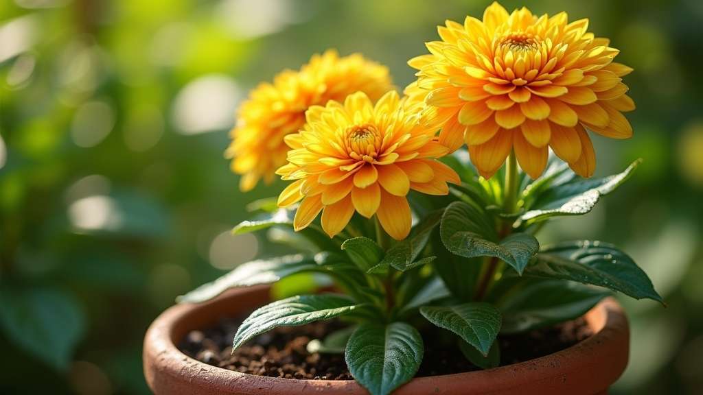 longévité et vitalité du chrysanthème