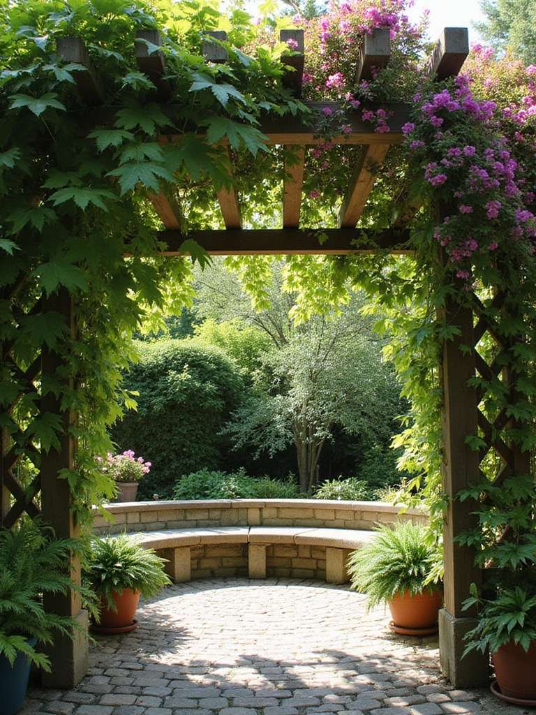 plantes grimpantes espaces de détente