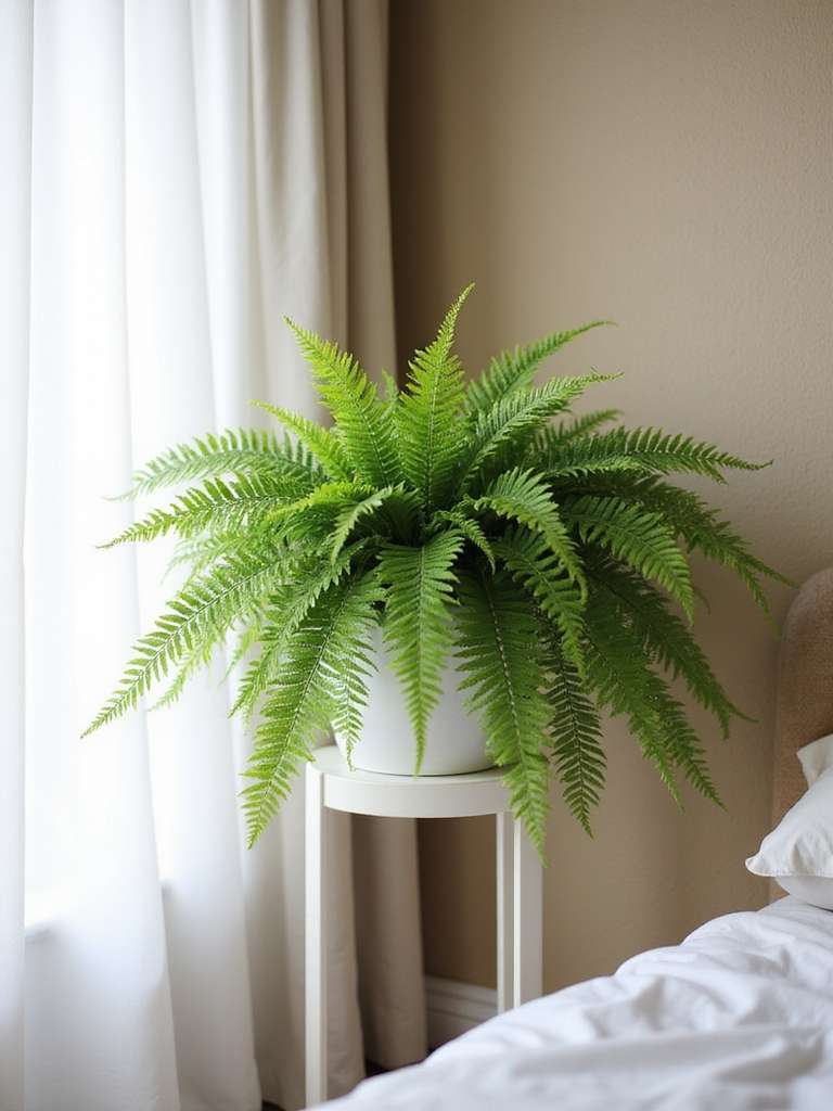 espèce de fougère plumeuse