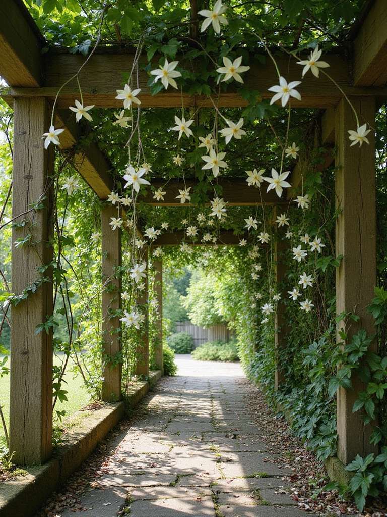 fleurs blanches parfumées en floraison