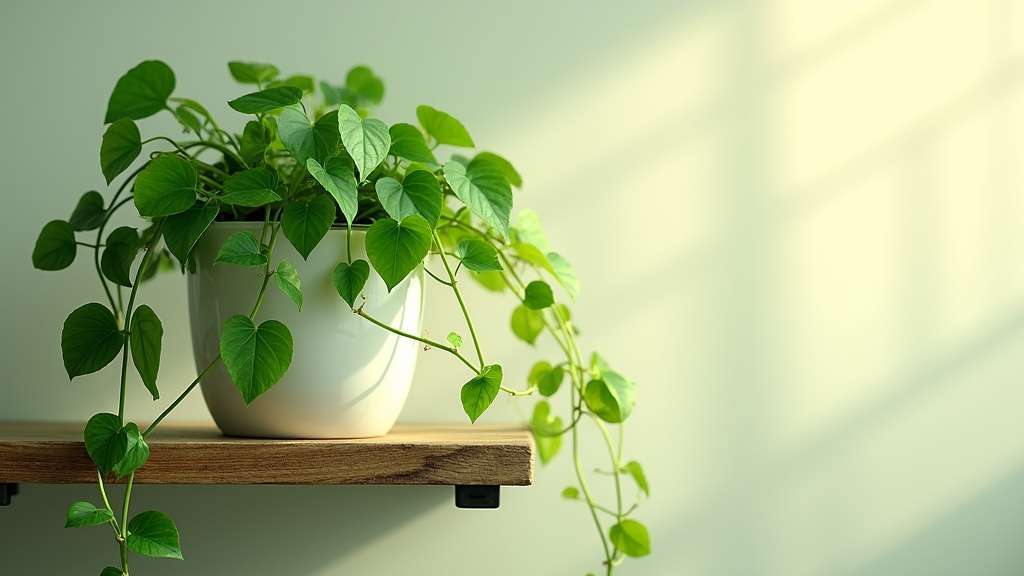 philodendron à feuilles en forme de cœur