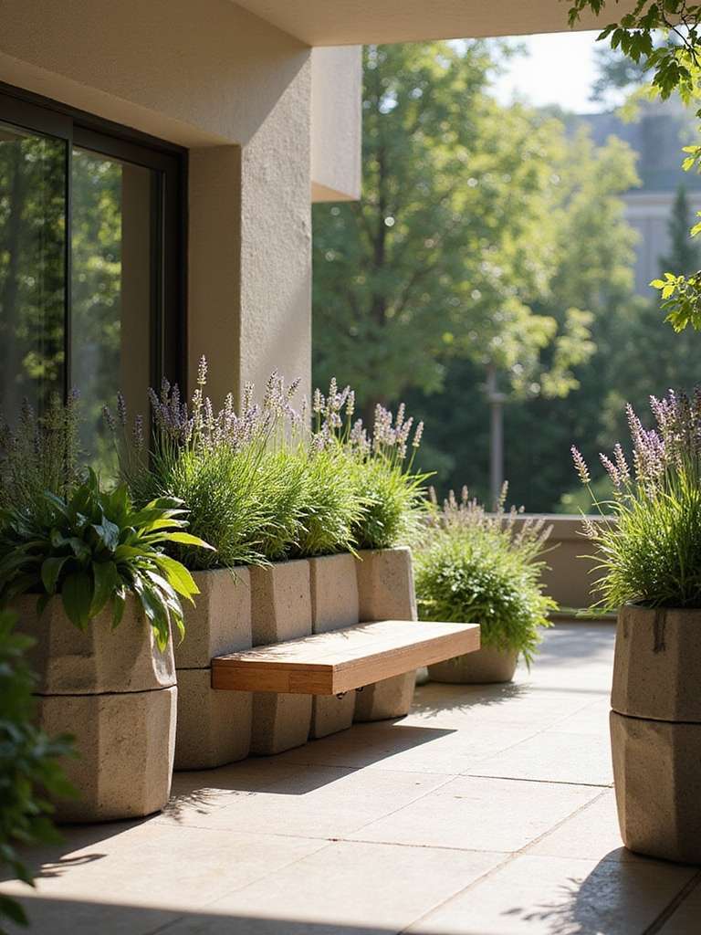 jardins d'herbes aromatiques espaces de relaxation