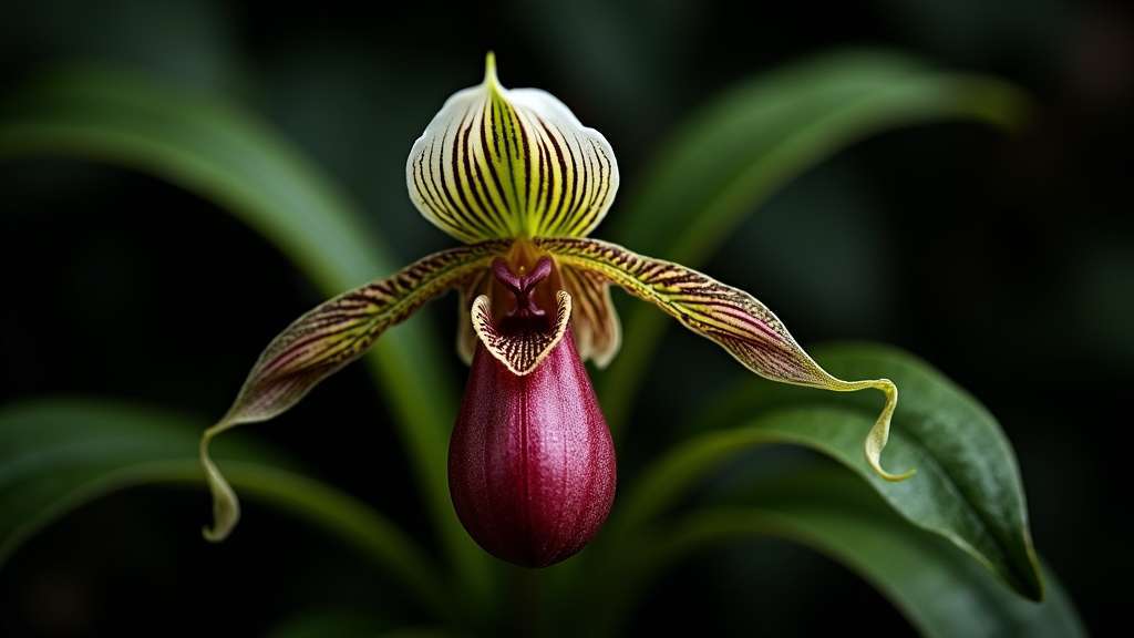 espèces d'orchidées sabot de la dame