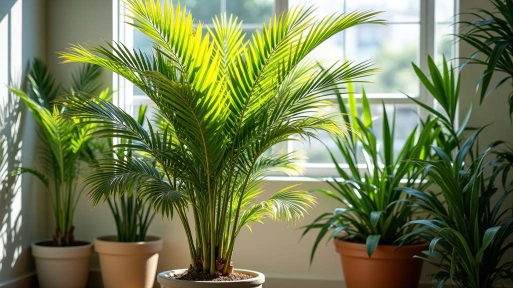 ajout luxueux de palmier d'intérieur