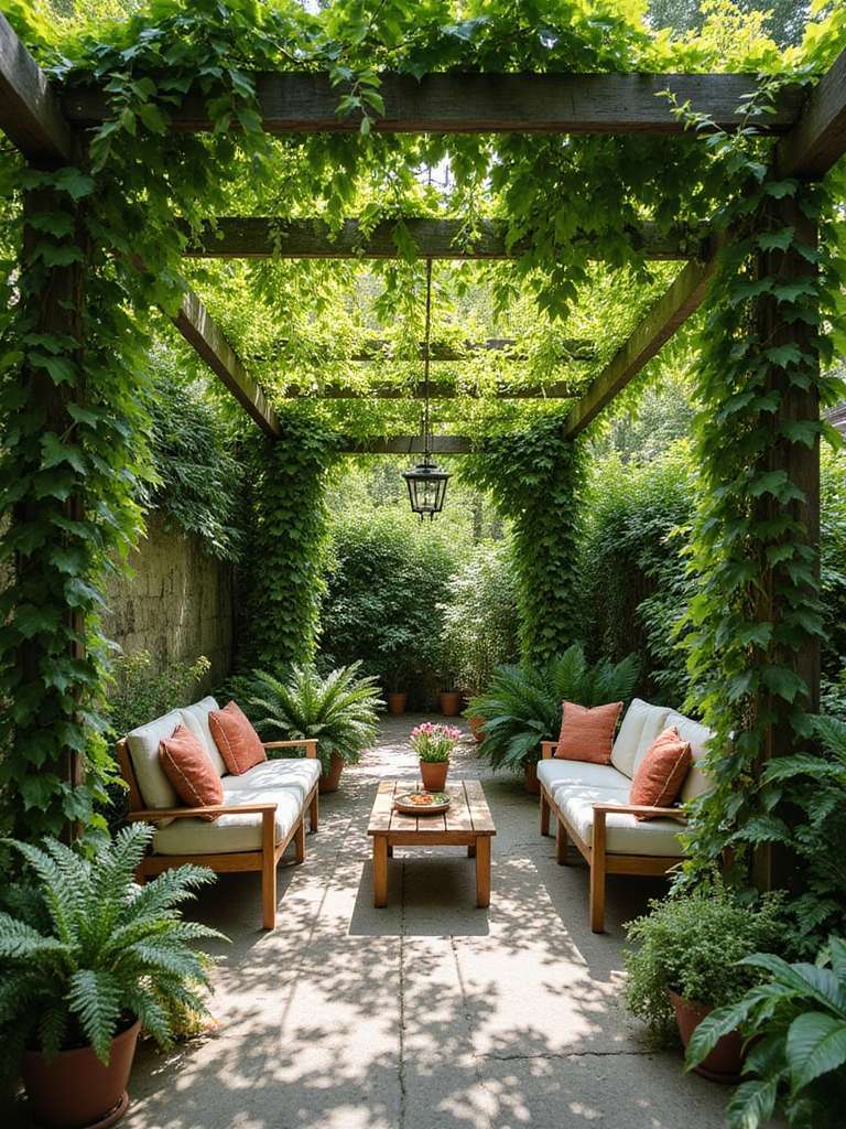 création d'un ombrage naturel