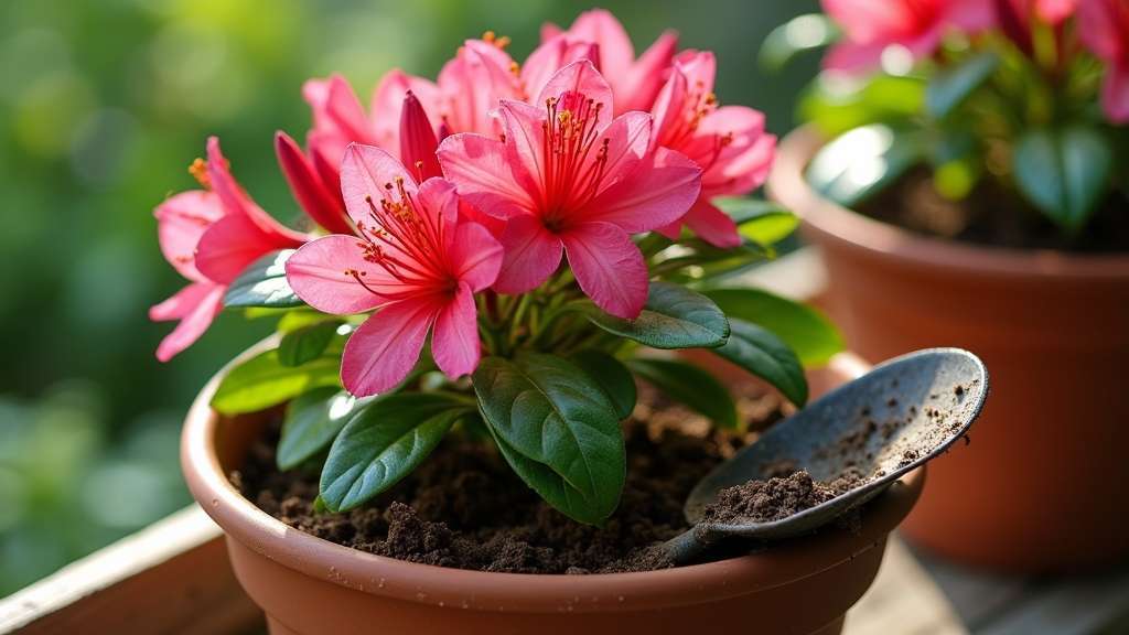 sélectionnez la terre et rempotez