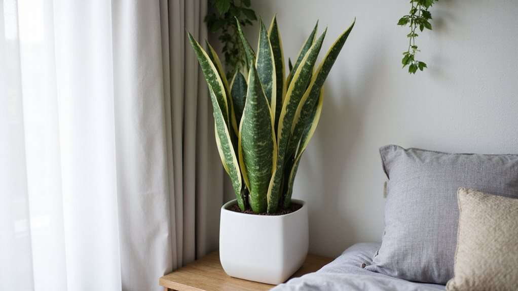 plantes en forme de serpent