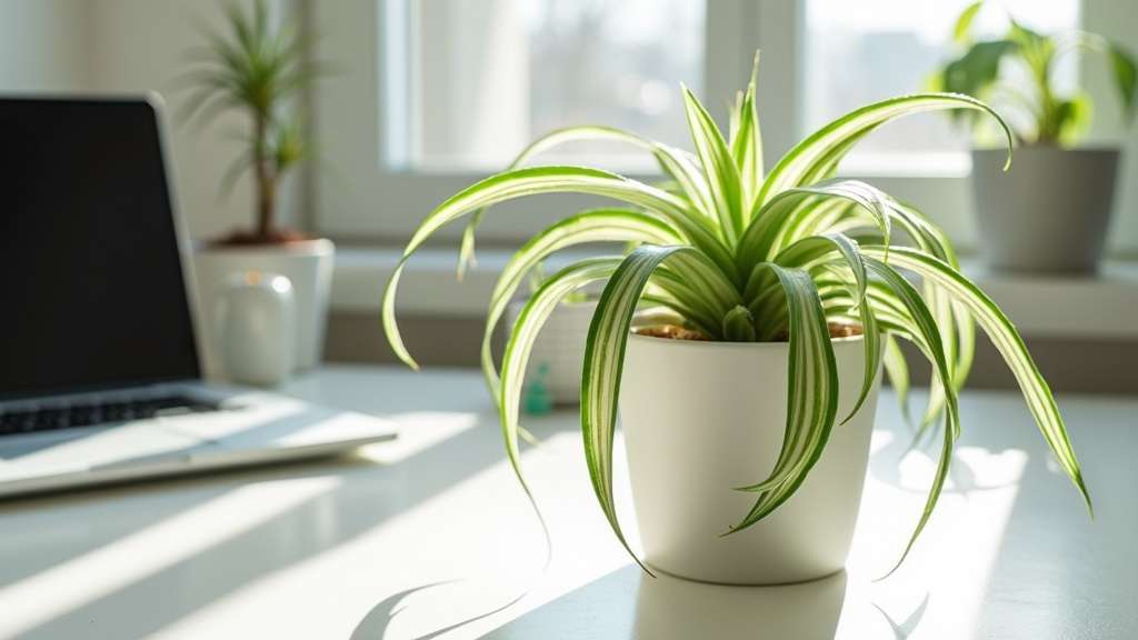 plante araignée compacte économisant de l'espace