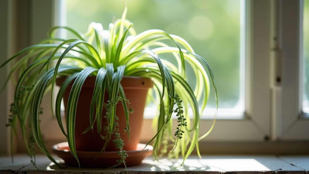 plante araignée espèce de plante d'intérieur