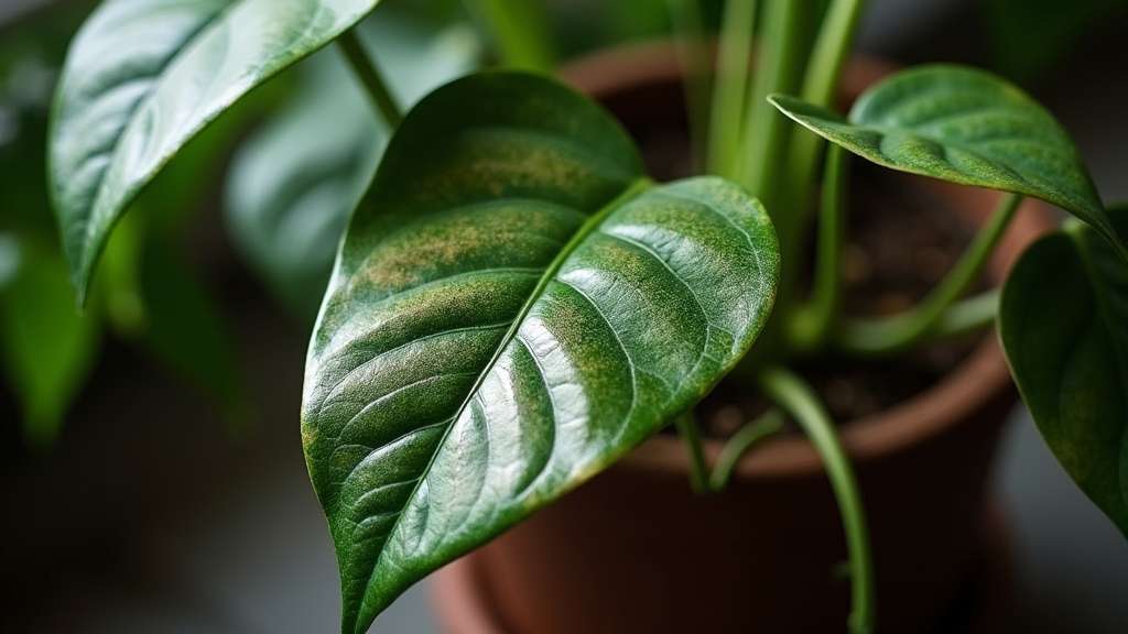 feuilles en forme de cœur retombantes