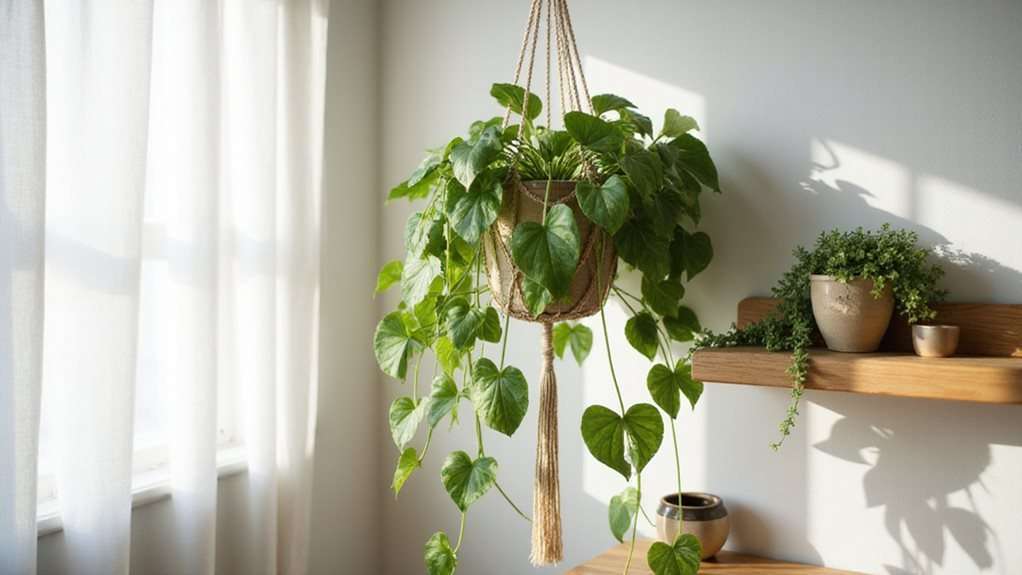 plante ornementale d'intérieur retombante