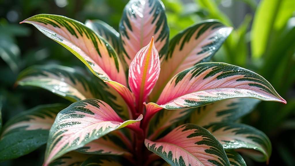 plante à feuillage tricolore