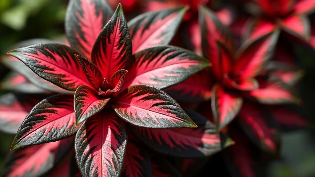 plante tropicale avec diversité