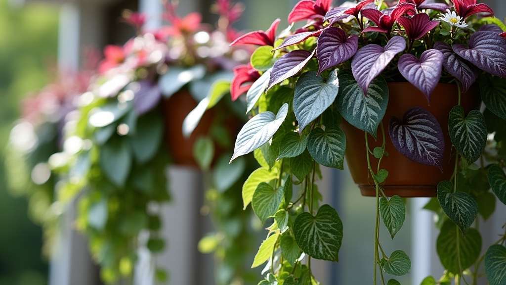 couleurs vibrantes et fleurs