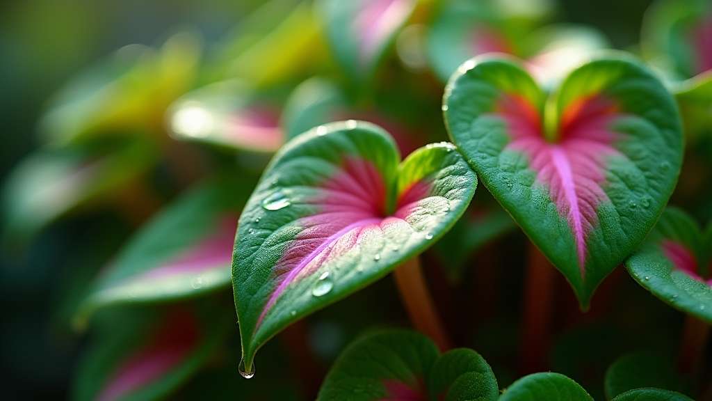 variété de plantes d'intérieur vibrantes