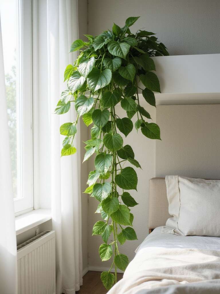 variété de plante d'intérieur traînante vibrante