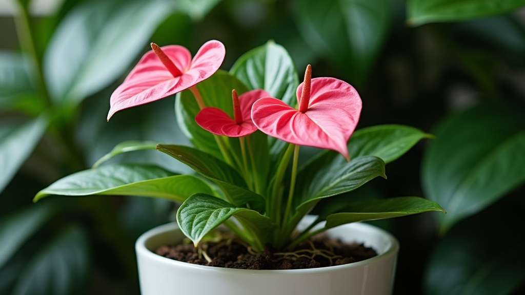 plante tropicale à fleurs vibrantes