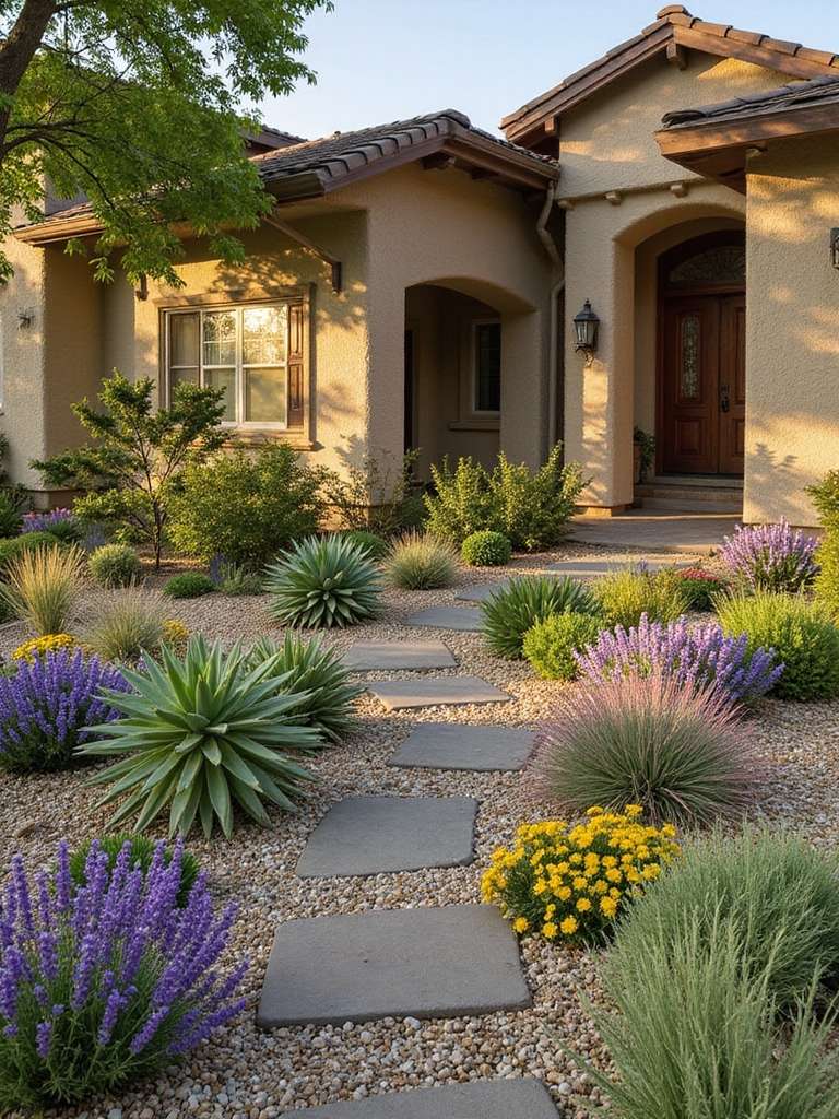 aménagement paysager résistant à la sécheresse