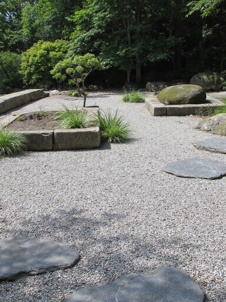 conception géométrique de roche et de gravier