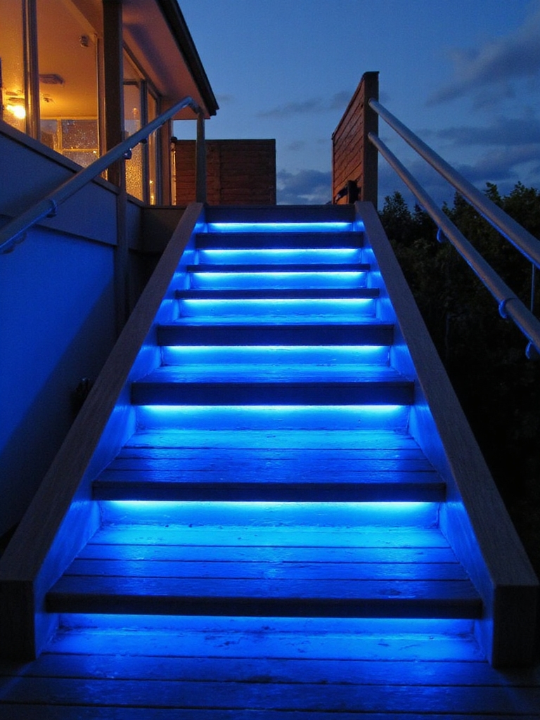 éclairage LED pour les escaliers