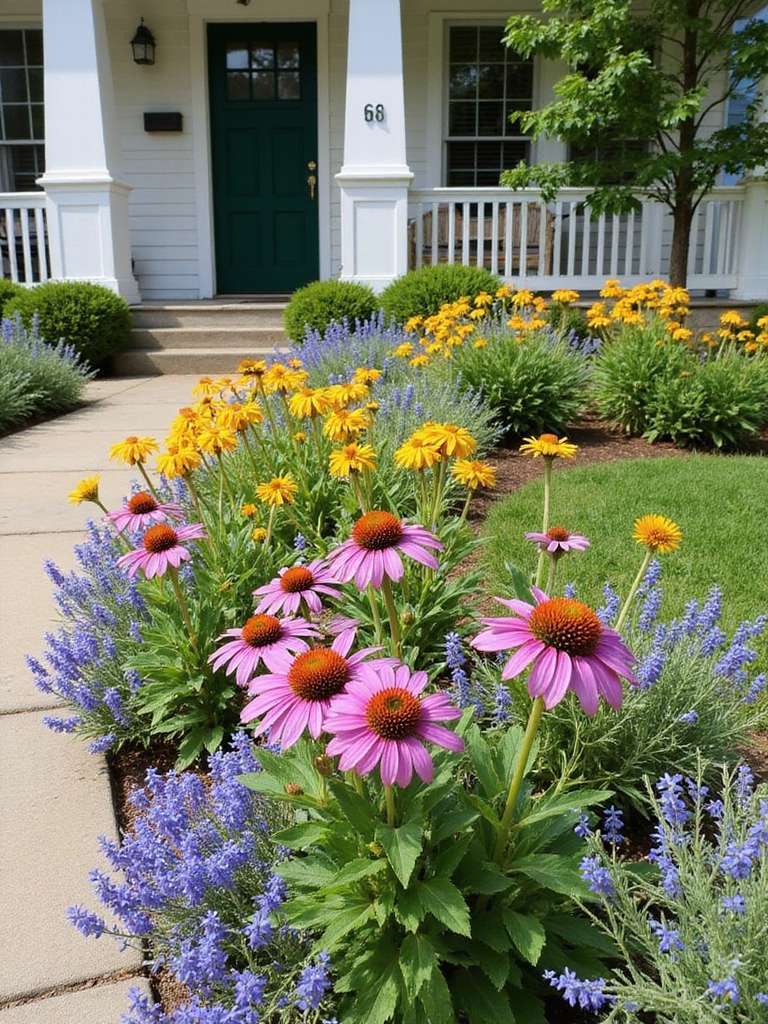 conception de paysage avec des plantes indigènes