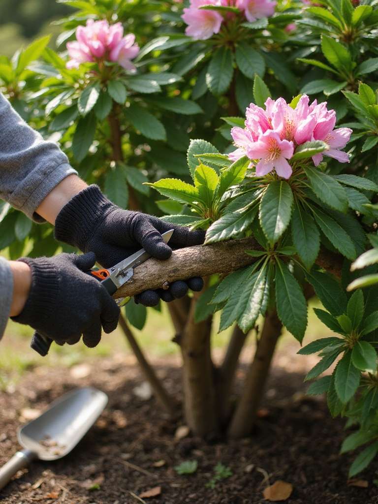 tailler les rhododendrons pour la santé