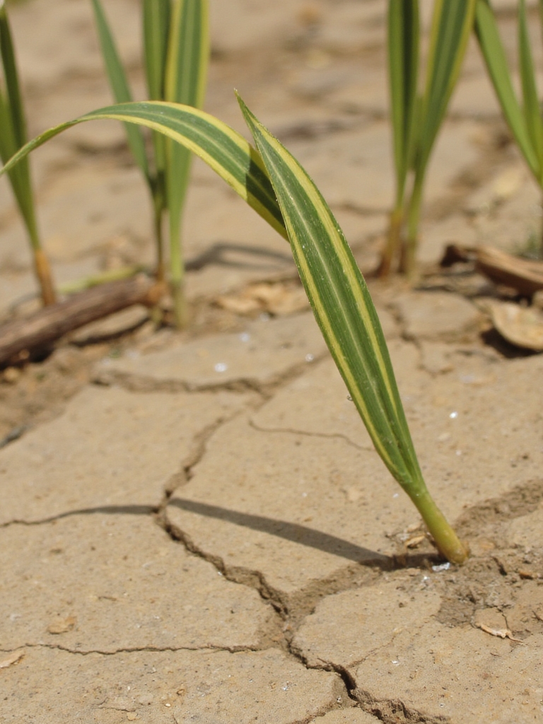 jardin résistant à la sécheresse et orné de motifs rayés