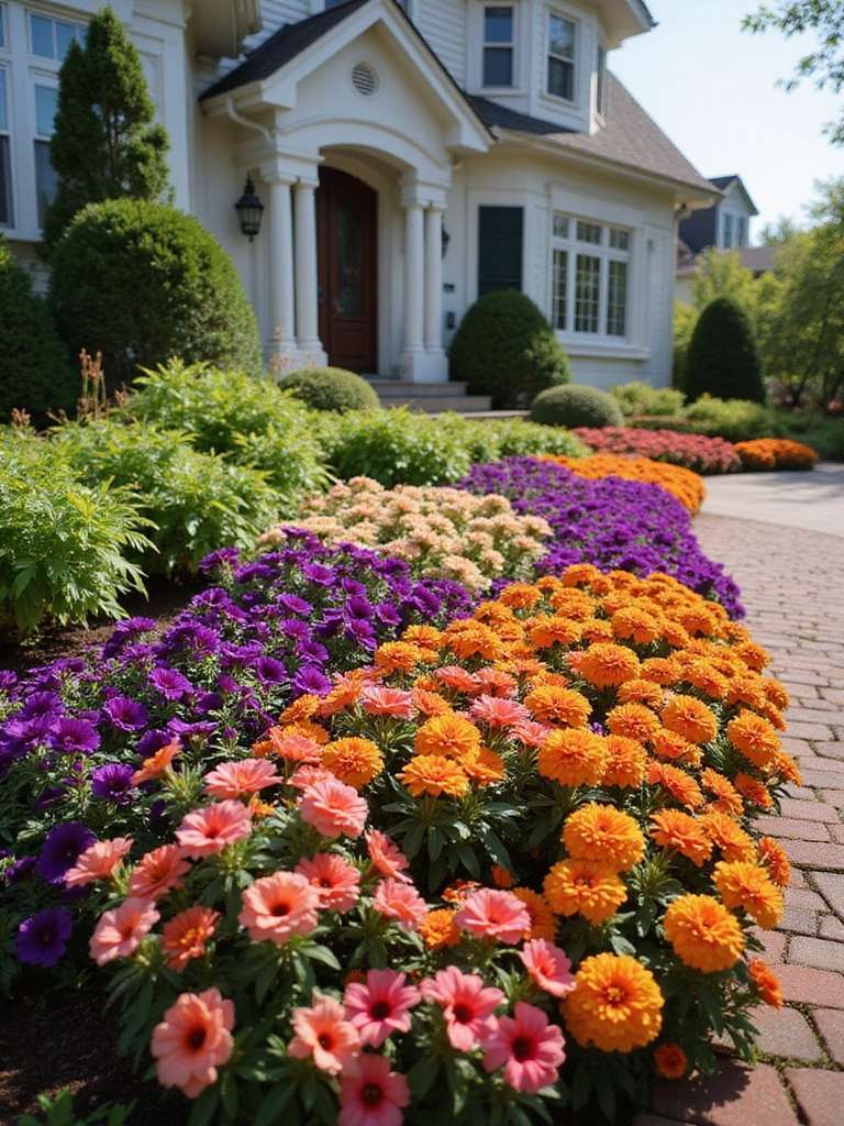 présentations florales thématiques colorées