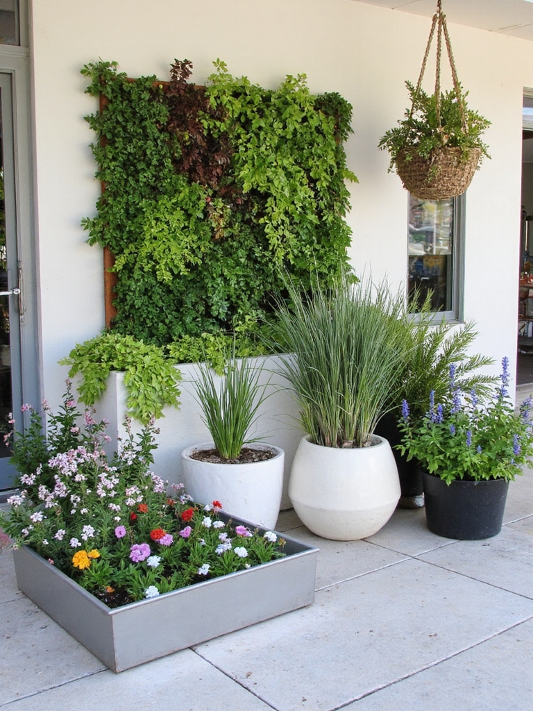 jardins en conteneurs créations artistiques