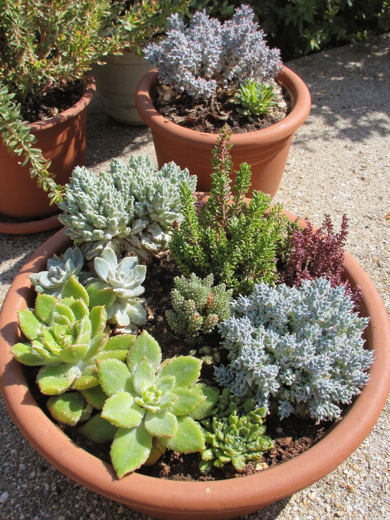 charme du désert en conteneurs