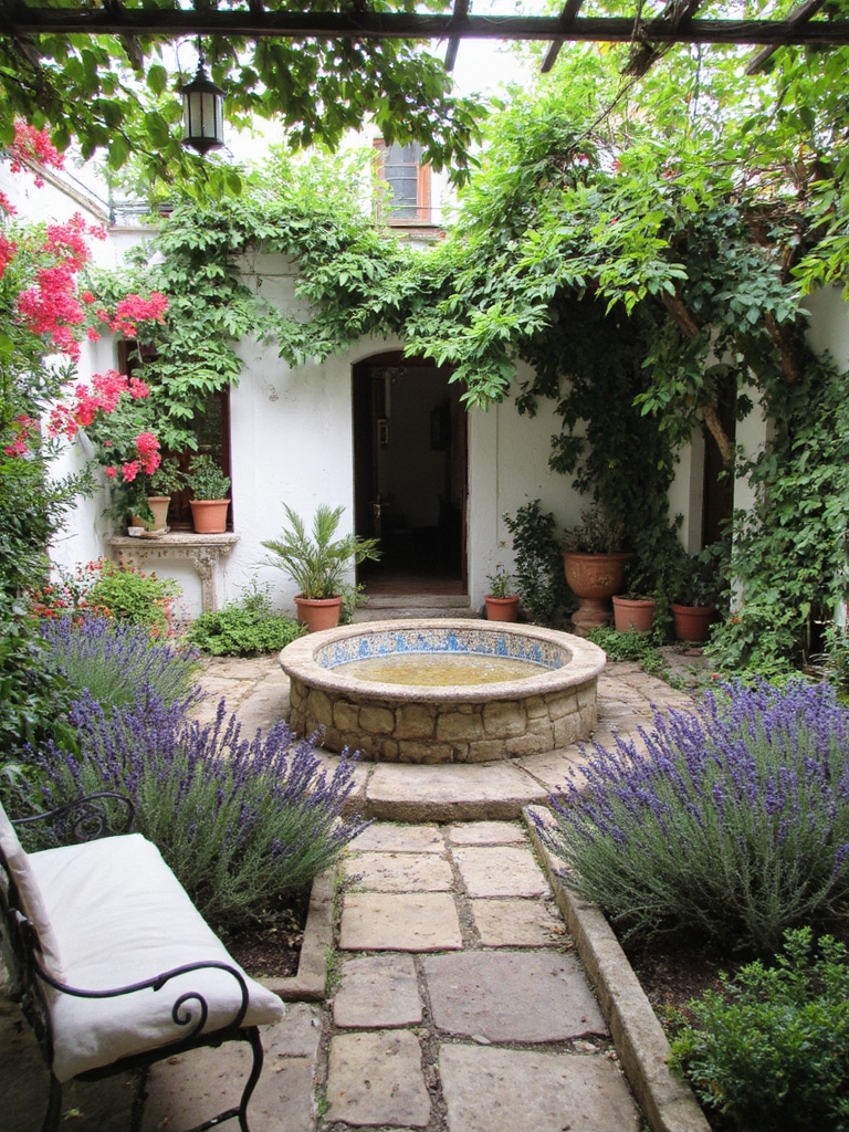 oasis méditerranéenne de jardin retraite