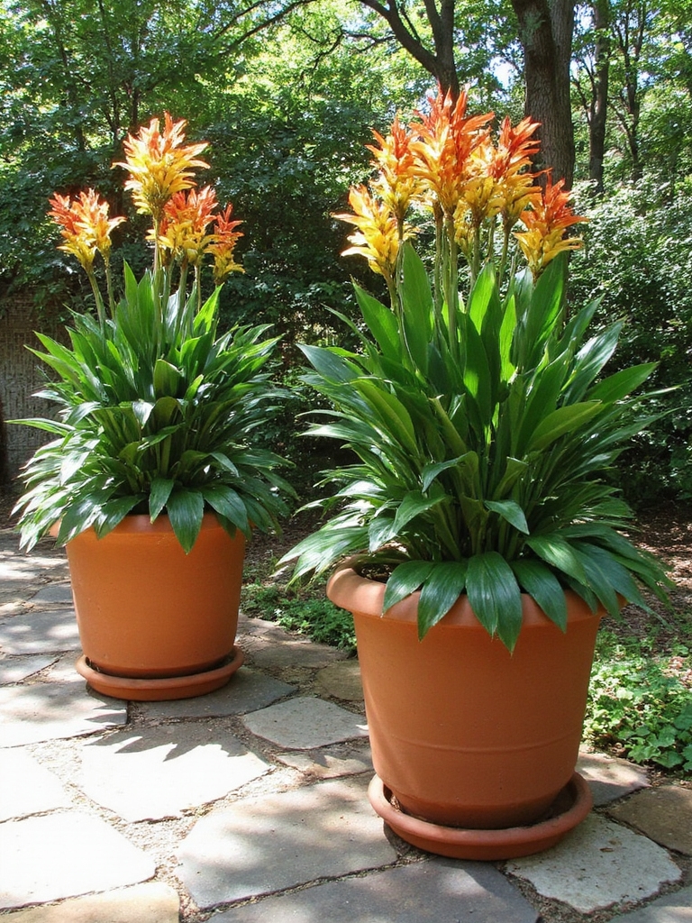 paradis tropical en conteneurs